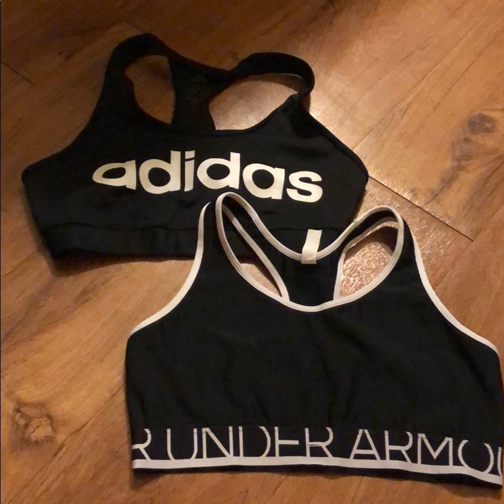 Under Armor and Adidas Sports Bra Bundle